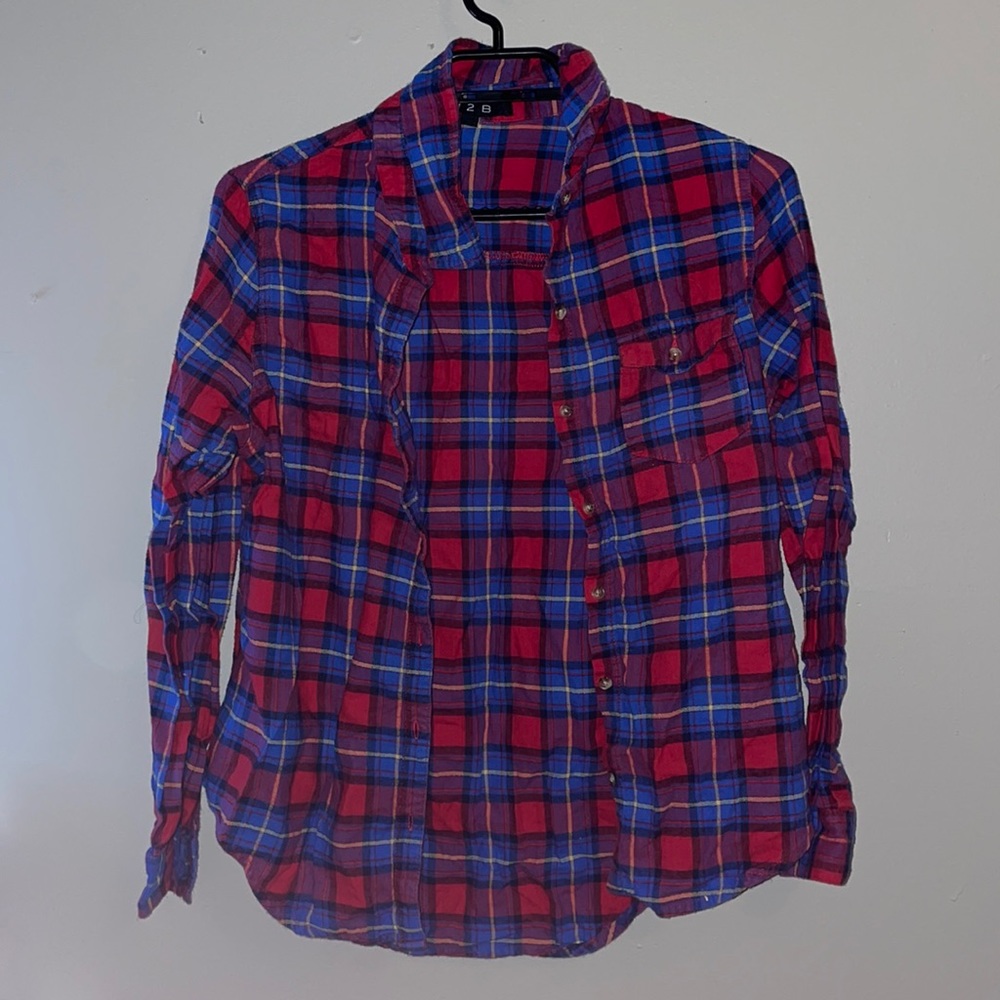 Red and Blue flannel!